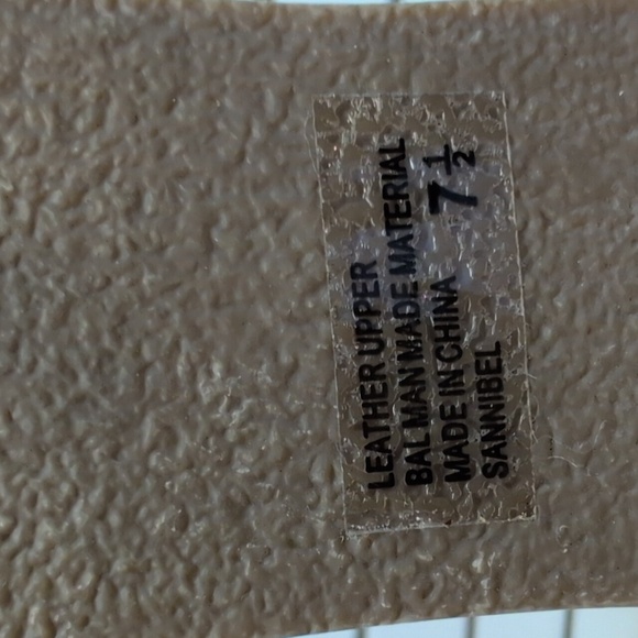 Steve Madden Sanibel White Leather Chain Sandals 7.5 NWOB - Picture 4 of 4